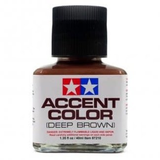 TAMIYA TAMIYA PANEL LINE ACCENT COLOR DEEP BROWN 87210