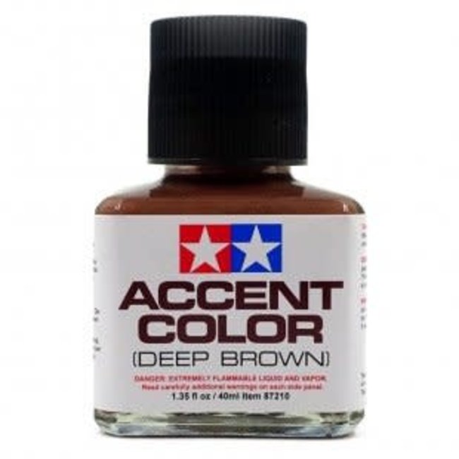 TAMIYA PANEL LINE ACCENT COLOR DEEP BROWN 87210