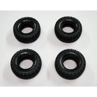 TAMIYA Tamiya Subaru Brat Front and Rear Tires (4pcs) for 58384/84237 9400554