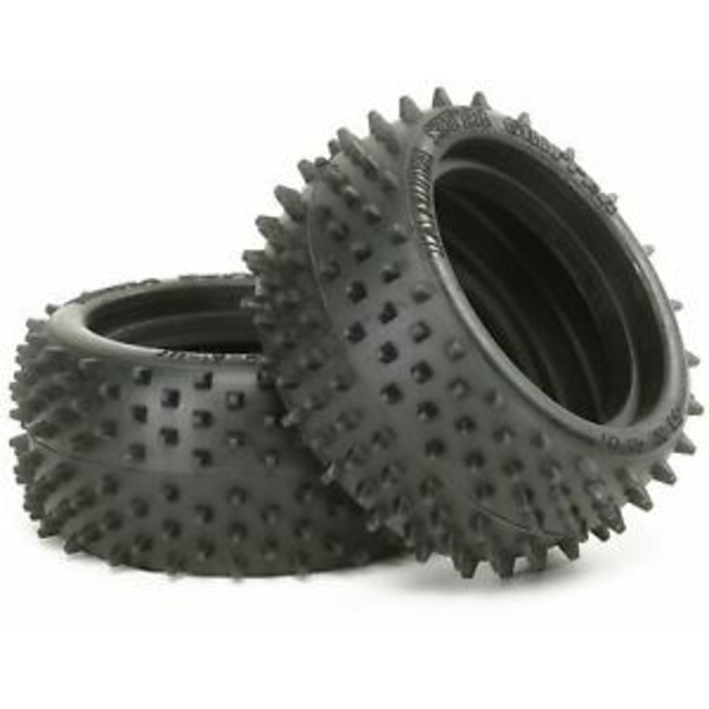 TAMIYA SQUARE SPIKE REAR TYRES (PR) 6029