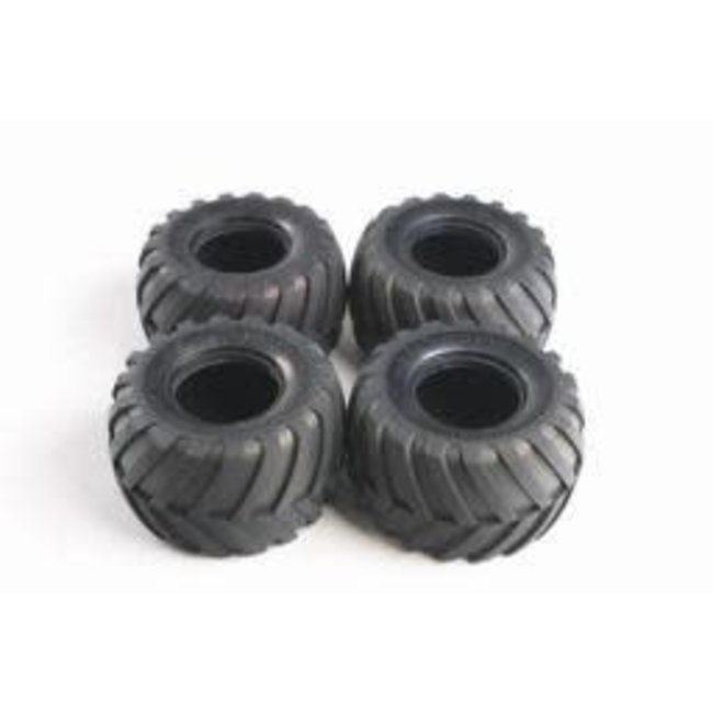 TAMIYA ALL TRACTION UTILITY TYRE (4) WILD WILLY