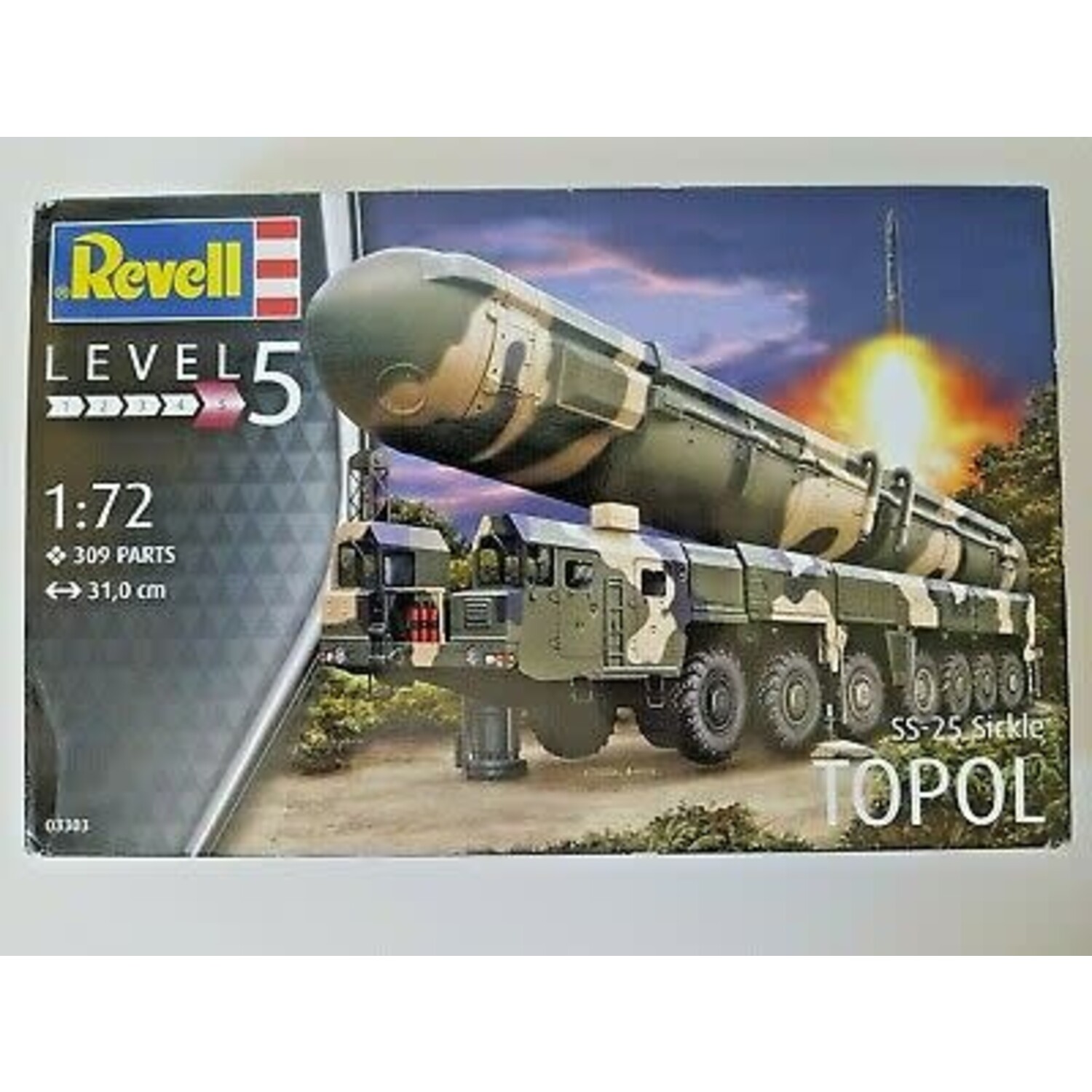 REVELL Revell 1/72 Topol SS-25 Sickle Missile Model Kit - www