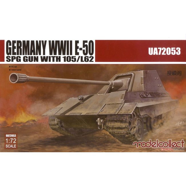 Modelcollect UA72053 1/72 German WWII E-50 SPG Gun