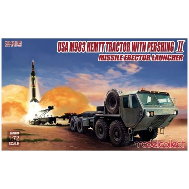 Modelcollect UA72077 1/72 US M983 HEMTT Tractor with Pershing II