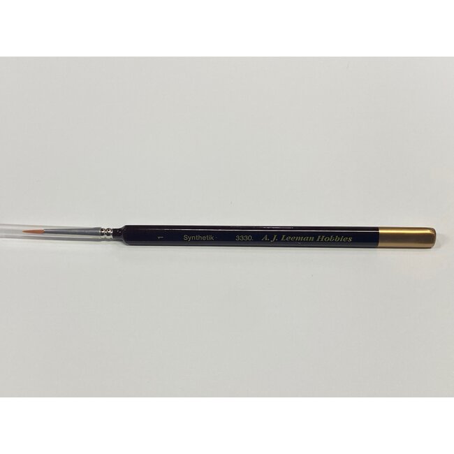 SPRINGER 2/0 3330 SYNTHETIK PAINT BRUSH , GOLD TRI, 2/0