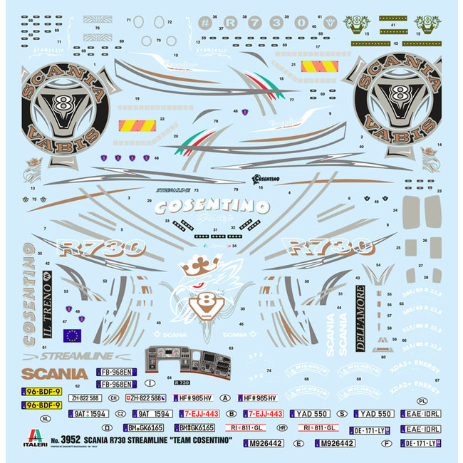 ITALERI Scania R730 Streamline