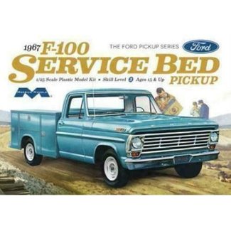 MOEBIUS MODELS Moebius 1239 1/25 1967 Ford F100 Service Bed Truck Plastic Model Kit