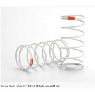 TRAXXAS [Spring, shock (white) (GTR) (front) (0.9 rate orange) (1 pair)] Spring, shock (white) (GTR) (front) (0.9 rate orange) (1 pair)