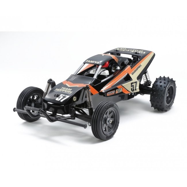 TAMIYA  RC The Grasshopper II Black edition 540 ENGINE UPGRADE INCL  1/10 KIT NO ESC INCLUDED REQUIRES TX, RX, ESC, BATTERY CHARGER