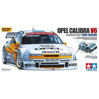 TAMIYA Tamiya  Opel Calibra V6  1/10 TA-02 Electric On Road RC Car Kit  NO ESC INCLUDED  REQUIRES TX, RX, ESC, BATTERY CHARGER & PAINT.