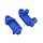 RPM BLUE CASTOR BLOCKS FOR TRAXXAS STAMPEDE RUSTLER SLASH 2WD