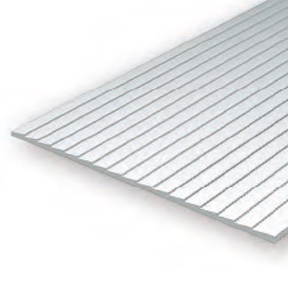 EVERGREEN EVERGREEN 4051 1MM THICK 15 X 30CM SIDING SHEETS CLAPBOARD .050