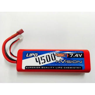 NVISION nVision Sport Lipo 4500 45C 7.4V 2S Deans