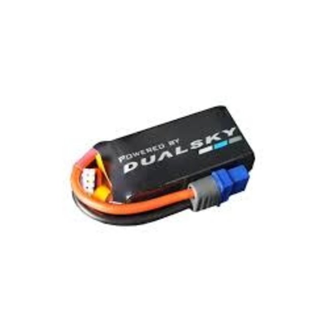 Dualsky 600mah 2S 7.4v 120C LiPo Battery with XT60 Connector