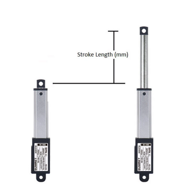 SUMRET LINEAR ACTUATOR 50mm STROKE 12V