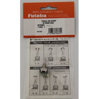 FUTABA FUATABA 18MZ TOGGLE SW 3TF101H Short 3 position toggle/mo
