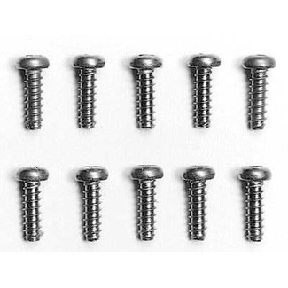 TAMIYA TAMIYA 3X10mm SELF TAPPING SCREWS TITANIUM 10 PCE
