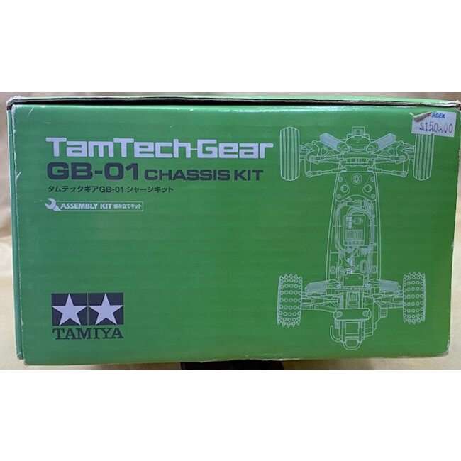 TAMTECH-GEAR GB-01  CHASSIS  ( SUPPLIED WITH GOLD FOX WHEELS OR WHITE HORNET / FROG WHEELS ) REQUIRES TX RX SPEED CONTROLLER BATTERY & CHARGER
