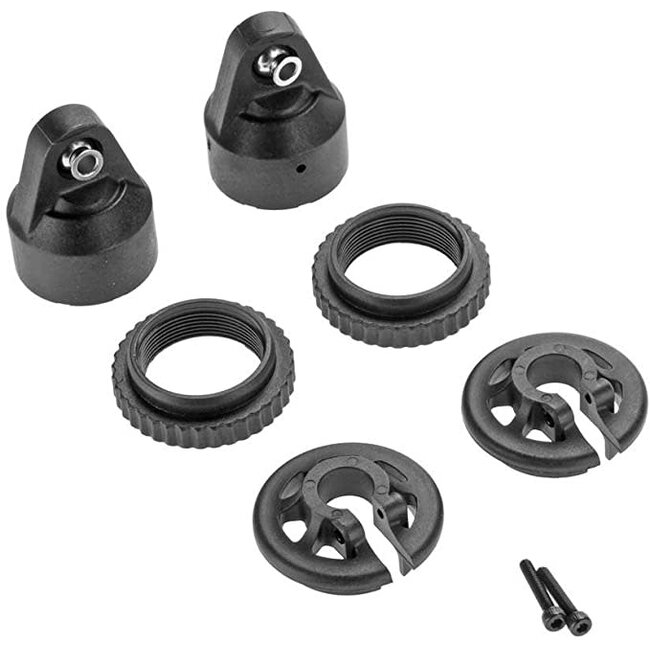 Traxxas 7764 Shock Caps, Spring Perch, Adjusters (2)