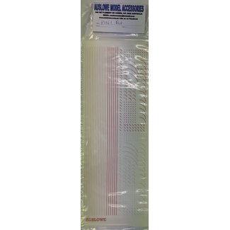 AUSLOWE AUSLOWE Pinstripes and corners  RED