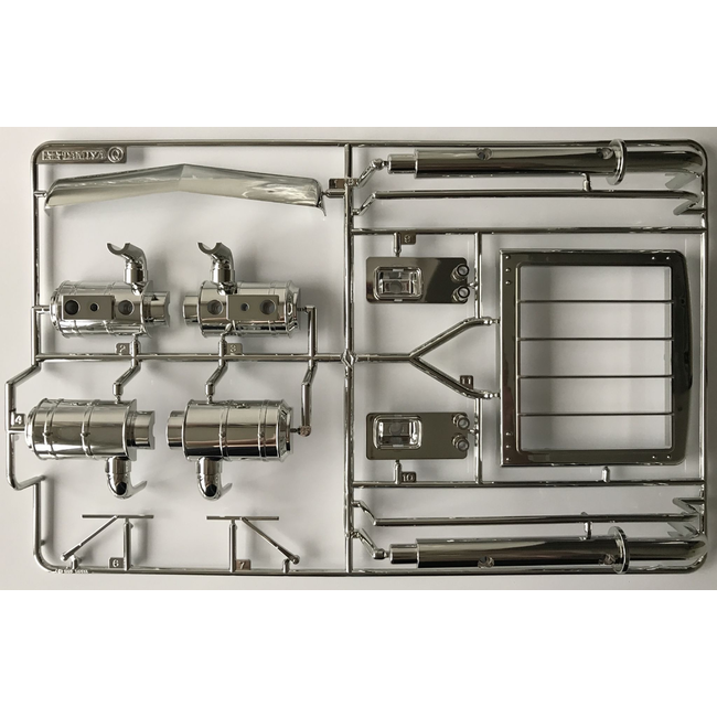 TAMIYA Q PARTS CHROME FOR KING HAULER 56301