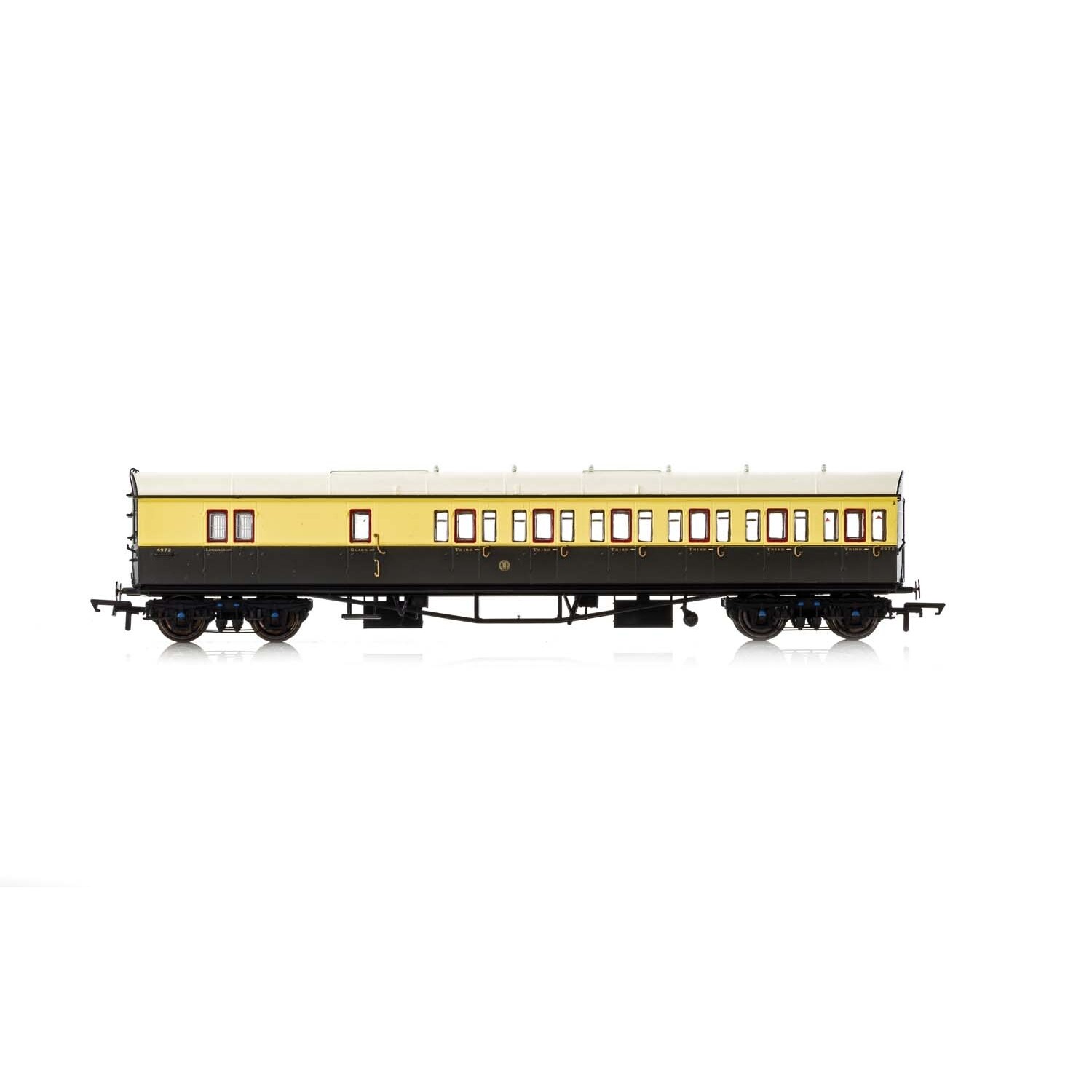 GWR, Collett 57' Bow Ended D98 Six Compartment Brake Third (Right Hand), 5504 - Era 3 GWR, Collett 57' Bow Ended D98 Six Compartment Brake Third (Right Hand), 5504 - Era 3