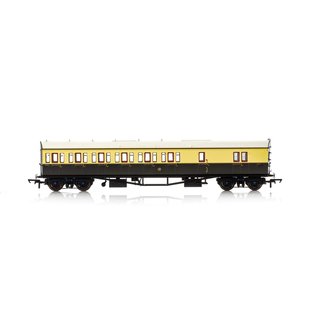 HORNBY HORNBY R4876A GWR, Collett 57' Bow Ended D98 Six Compartment Brake Third (Left Hand), 5503 - Era 3 HO OO