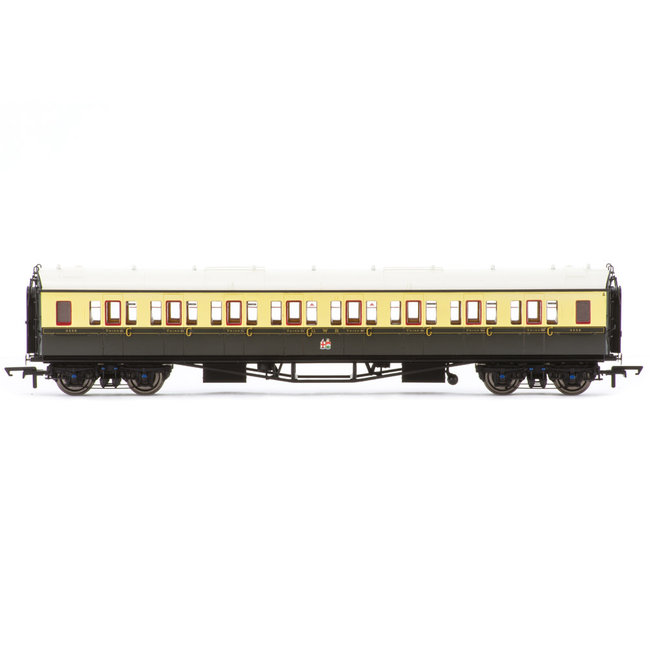 HORNBY R4679A GWR, Collett 'Bow Ended' Corridor Third, 4556 - Era 3 HO OO