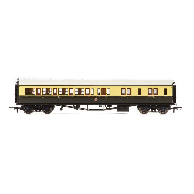 HORNBY R4680A GWR, Collett 'Bow Ended' Corridor Brake Third (R/H), 4941 - Era 3 HO OO