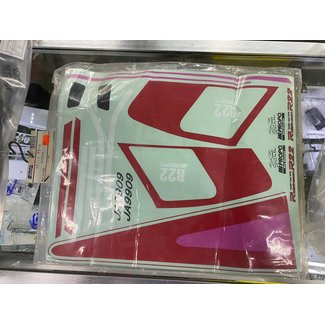 JR JR R22 ROBINSON CANOPY DECALS ONLY