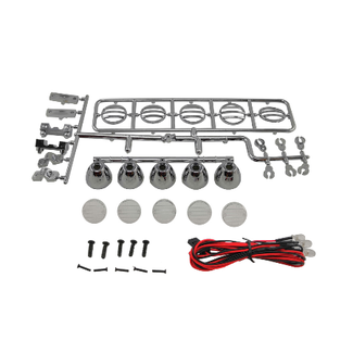 HOBBY DETAILS HOBBY DETAILS LED LIGHTBAR CHROME SPOTLIGHTS