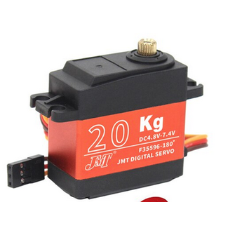 JX SERVOS JX 20Kgs Digital RC Servo High voltage 6-7.4v  0.39-0.33 sec/360 deg