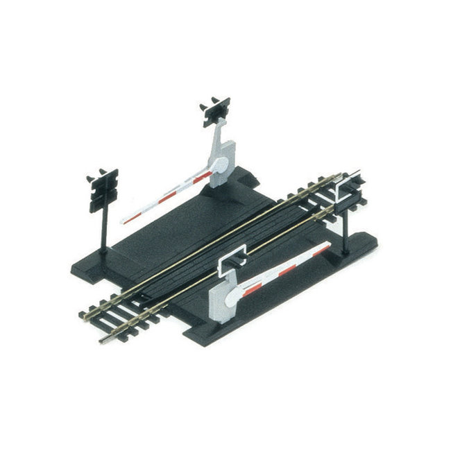 HORNBY SINGLE TRACK LEVEL CROSSING HO