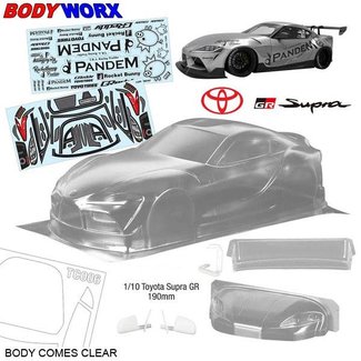 BODYWORX Bodyworx Body TOYOTA GR SUPRA 1/10 200mm