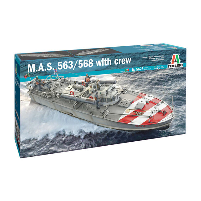 ITALERI M.A.S. 563/568 with crew 1/35