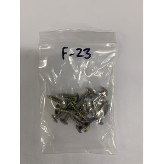 HUNTER / TORNADO 4 X 17mm ROUND HEAD SELF TAPPING SCREWS