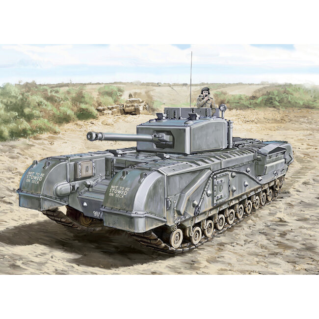 ITALERI CHURCHILL Mk.III - Mk.III 75mm - MK.IV - AVRE - Mk.V - NA 75 - Mk.VI 1/56