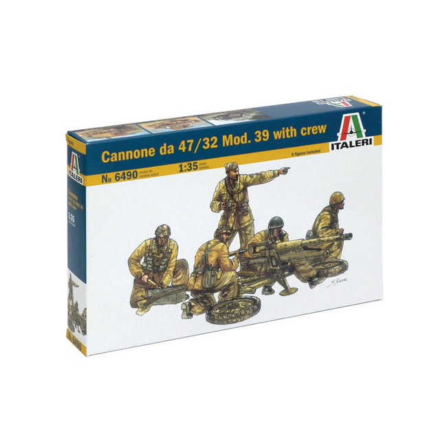 ITALERI Cannone da 47/32 Mod. 39 with crew 1/35