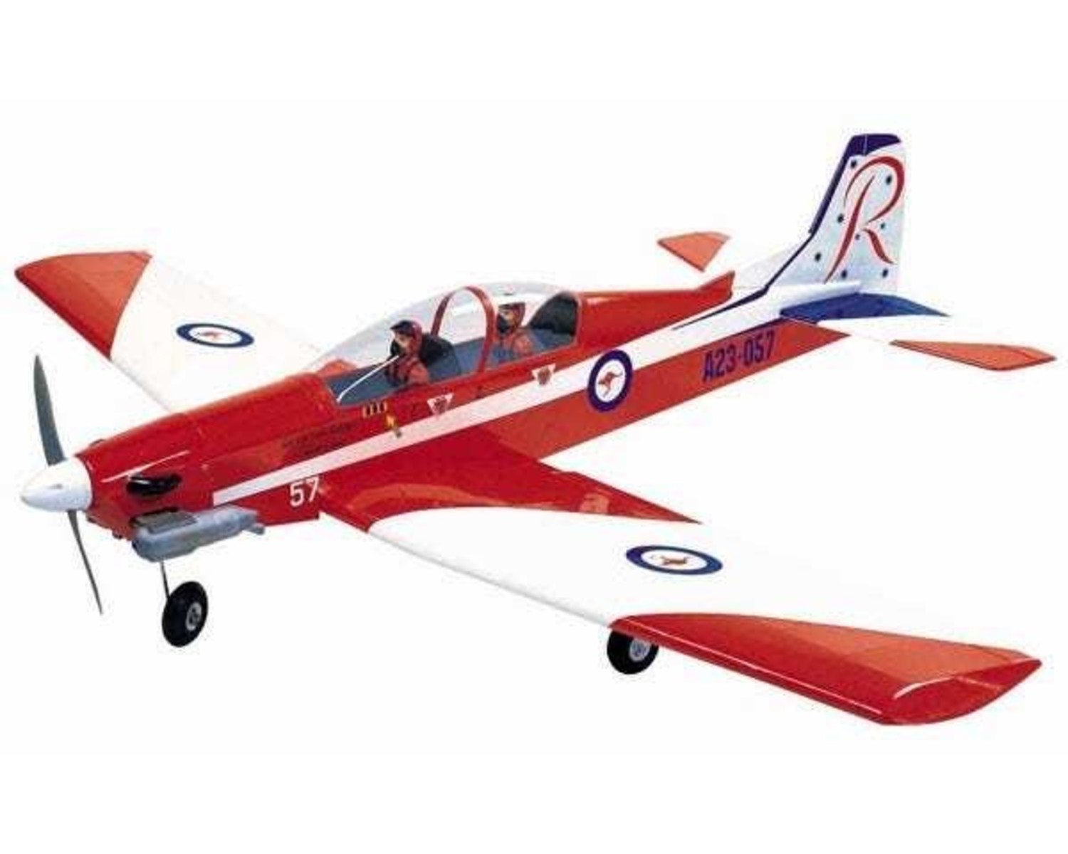 Seagull Pc9 / Pc-9 Roulettes ( New Version ) Arf .40-.72 Plane Wing Span  1540Mm - Www.acercmodels.com