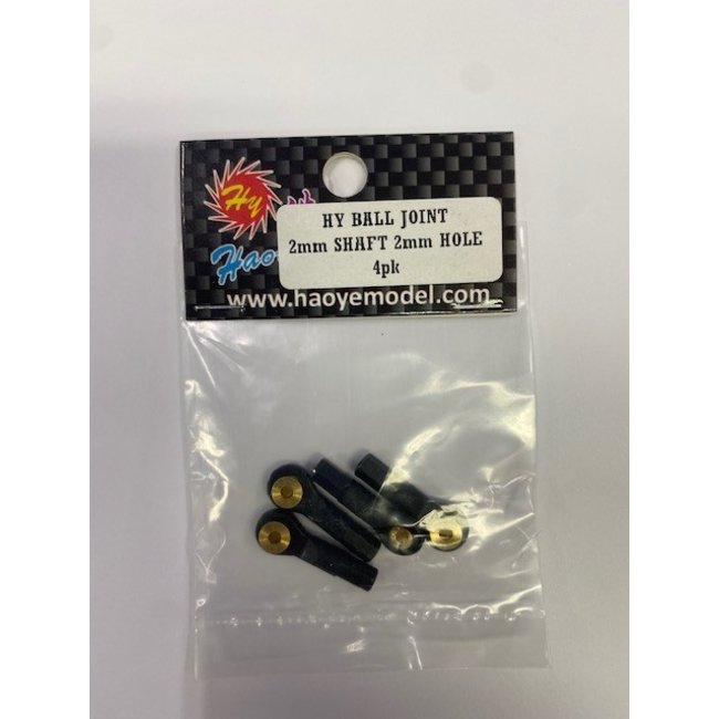 HY BALL JOINT BOLT THROUGH TYPE WITH CONE SPACER D4.8√óŒ¶2√óL24mm√óM2 4PK