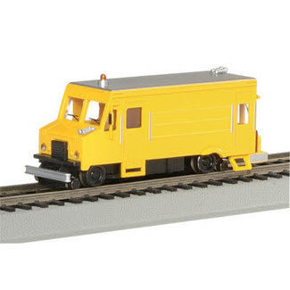 High Railer Rail Detector Step Van (HO Scale) Updated version of a classic Maintenance of Way vehicle. Performs best on 15" radius curves or greater.