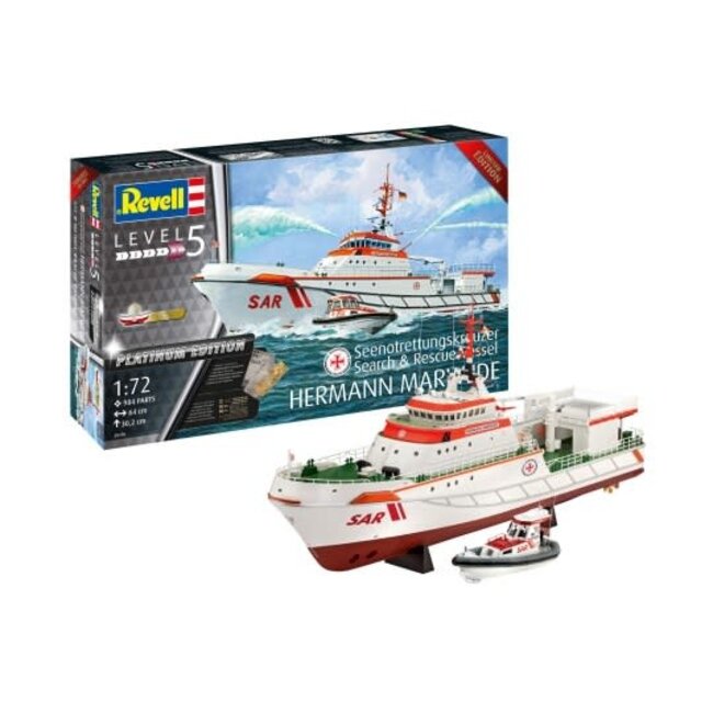 REVELL SEARCH & RESCUE VESSEL "HERMANN MARWEDE" LTD EDITION 1:72