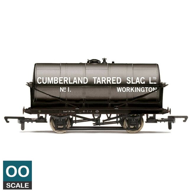 Hornby R60034 20T Tank Wagon, Cumberland Tarred Slag | OO Scale