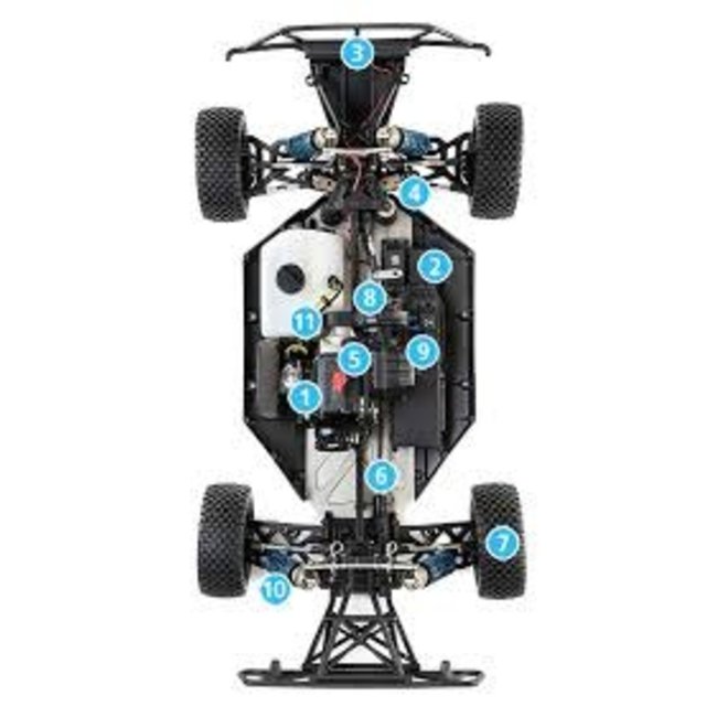 Losi 5ive-T 2.0 V2 1/5 Short Course Truck BND, ORANGE, LOS05014V2T2