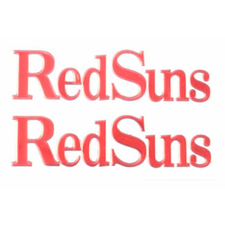 WPL WPL D12 REDSUNS BADGE SET