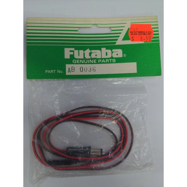 FUTABA CHARGE LEAD 2MM STEREO TO RX LEAD
