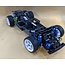 TAMIYA TA03F TUB CHASSIS METAL ARMS HUBS STEERING  WITH GT TUNED  MOTOR