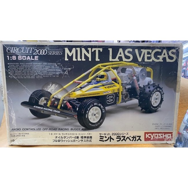 KYOSHO VINTAGE SHELF QUEEN MINT LAS VAGAS 1/8 NITRO BUGGY WITH OS -  