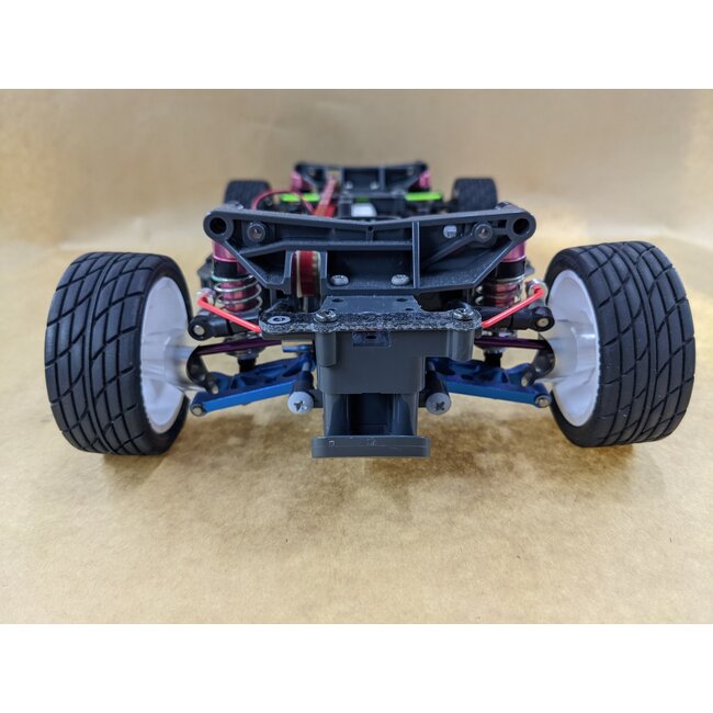 TAMIYA TA03RS TUB CHASSIS AMRID BELT METAL GPM ARMS METAL REAR HUBS DYNA RUN MOTOR METAL SERVO MOUNTS CRACKED FRONT UPRIGHTS NEAR SWAYBAR