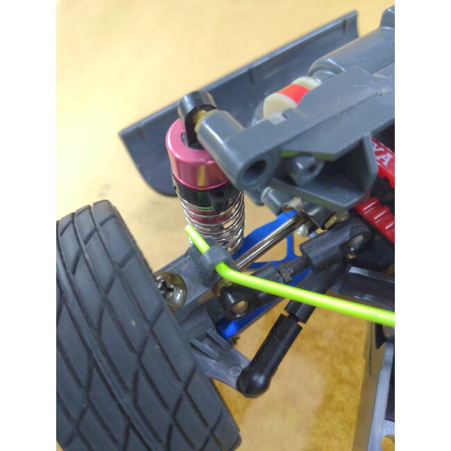 TAMIYA TA03RS TUB CHASSIS AMRID BELT METAL GPM ARMS METAL REAR HUBS DYNA RUN MOTOR METAL SERVO MOUNTS CRACKED FRONT UPRIGHTS NEAR SWAYBAR